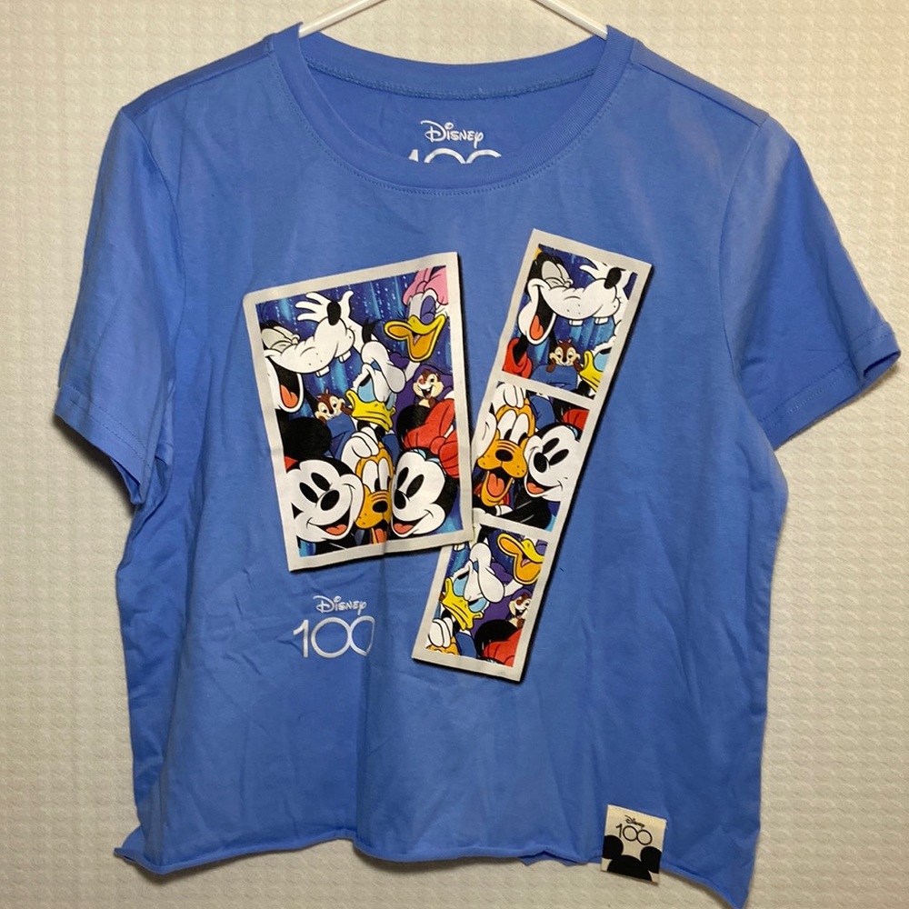 NWOT Disney And Friends 100th Crop Top Women